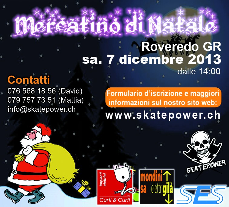 AD skatepower mercatino natale 2013